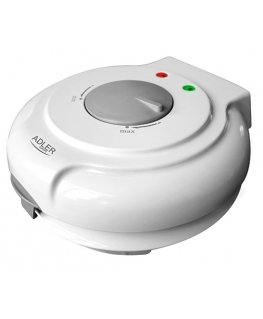 Adler AD 3038 вафельница 1 вафля(и) 1500 W Серый, Белый