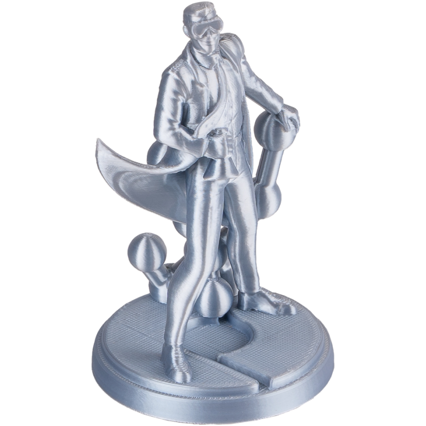Polymaker Panchroma PLA Silk 1.75mm 1kg - Siidise Hõbedane – 4