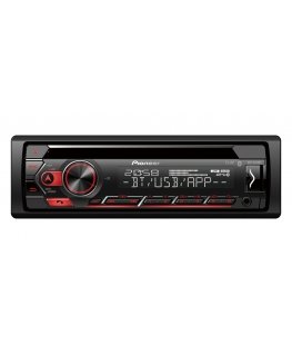 Pioneer DEH-S420BT car media receiver Black, Red 200 W Bluetooth