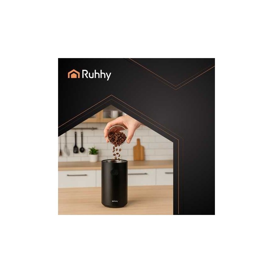 Electric Coffee Grinder Ruhhy 26219, 150 W, black – 5