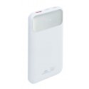 Rivacase VA2211WH nešiojamasis įkroviklis Ličio polimeras (LiPo) 10000 mAh Balta Rivacase VA2211WH nešiojamasis įkroviklis Ličio polimeras (LiPo) 10000 mAh Balta