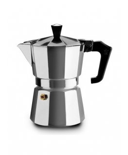 PEZZETTI Italexpress Moka pot 0.15 L Aluminium, Black