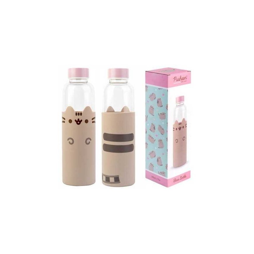 Pusheen stikla pudele
