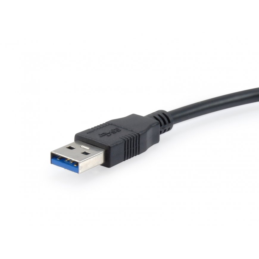 Equip 133385 USB ekrano adapteris 1920 x 1080 pikseliai Juoda – 2