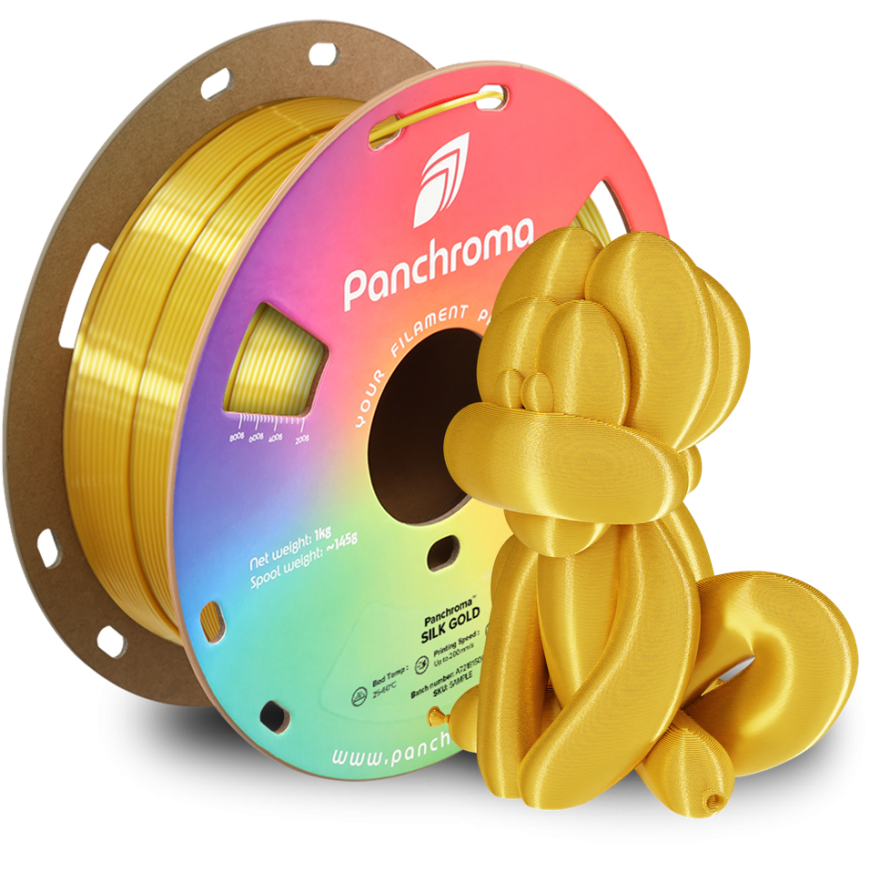 Polymaker Panchroma PLA Silk 1.75мм 1кг - Шелк Золото – 3