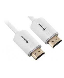 Sharkoon 2m, 2xHDMI HDMI kabelis HDMI Type A (Standard) Balts