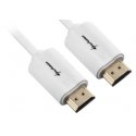 Sharkoon 2m, 2xHDMI HDMI kabelis HDMI A tipo (standartinis) Balta Sharkoon 2m, 2xHDMI HDMI kabelis HDMI A tipo (standartinis) Balta