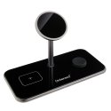 Intenso MB13 Austiņas, Viedtālrunis, Viedais rokas pulkstens Smartwatch Melns USB Bezvadu lādēšana Ā