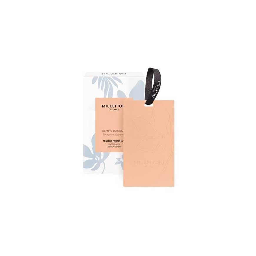 Millefiori Citrus Gem Scented Cards 3pcs
