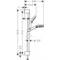 Hansgrohe Crometta dušisüsteem Kroom, Valge Hansgrohe Crometta dušisüsteem Kroom, Valge
