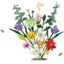 Lean Toys Constructor for Decorative Flower Bouquet, 836 pcs. Lean Toys Constructor for Decorative Flower Bouquet, 836 pcs.
