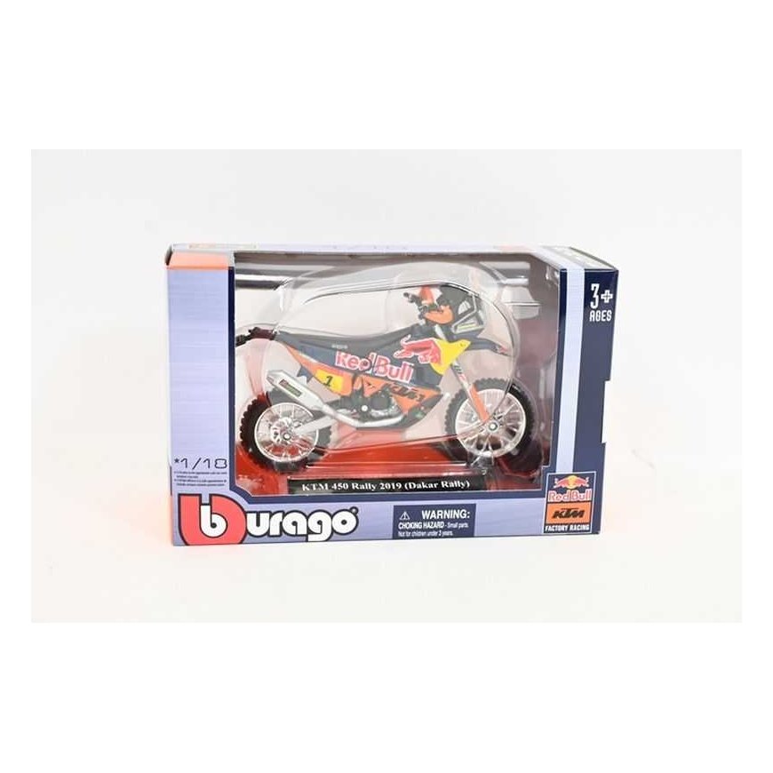 „Bburago KTM 450 Rally 2019“ (Dakara ralis) BBURAGO