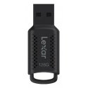 Lexar JumpDrive LJDV400128G-BNBNG USB-muisti 128 GB USB A-tyyppi 3.2 Gen 1 (3.1 Gen 1) musta