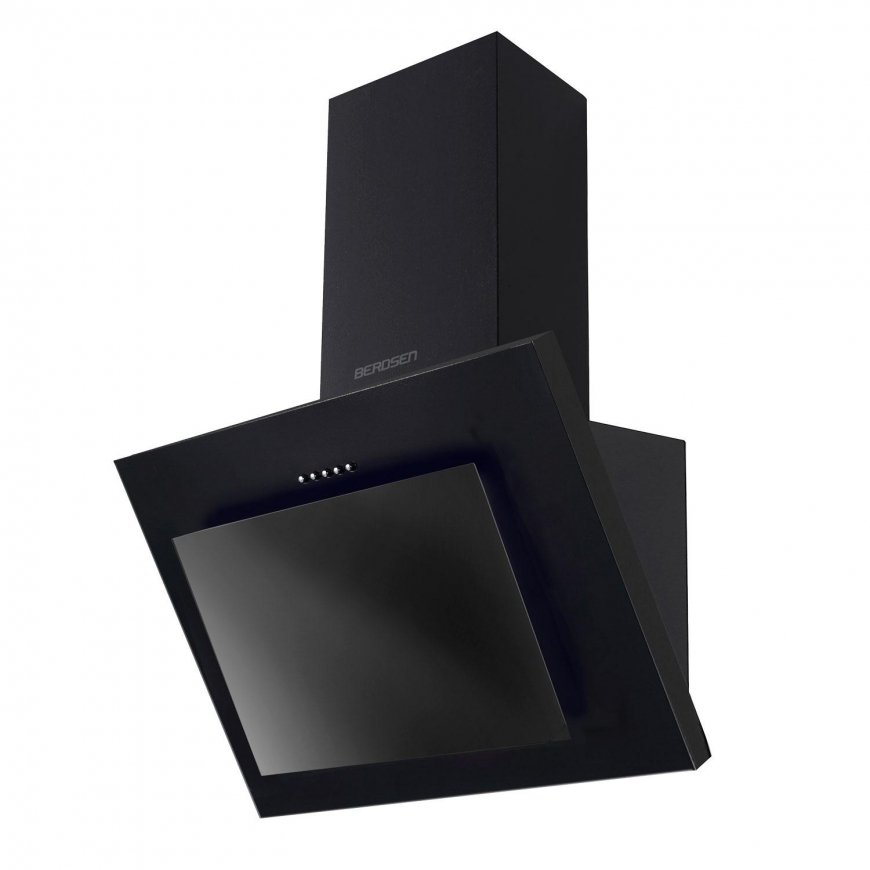 60 cm chimney hood Gartraukis Berdsen BT-215 black