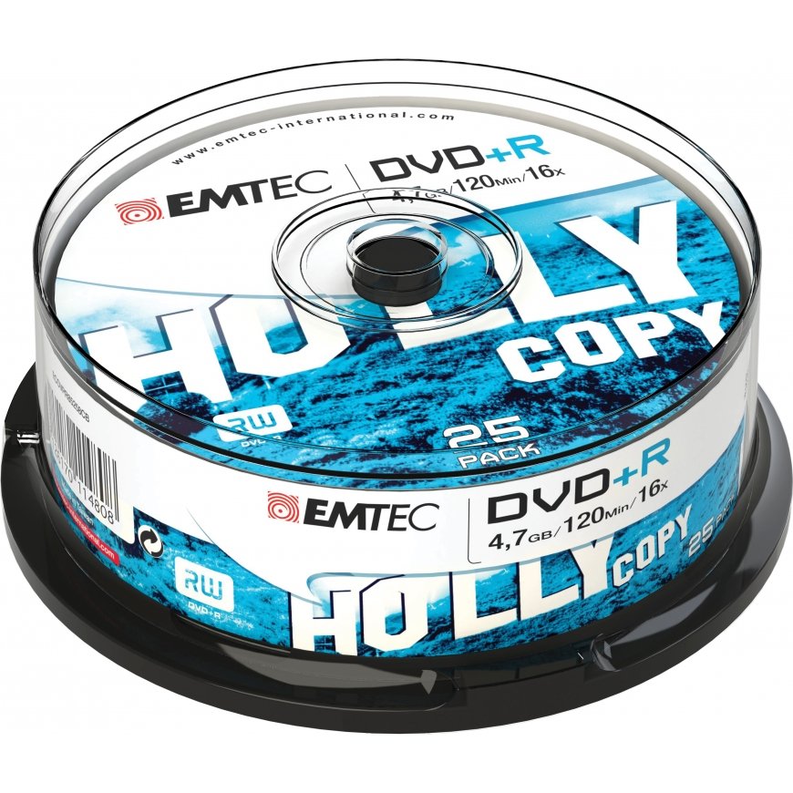 Emtec ECOVPR472516CB kompaktdisks DVD 4,7