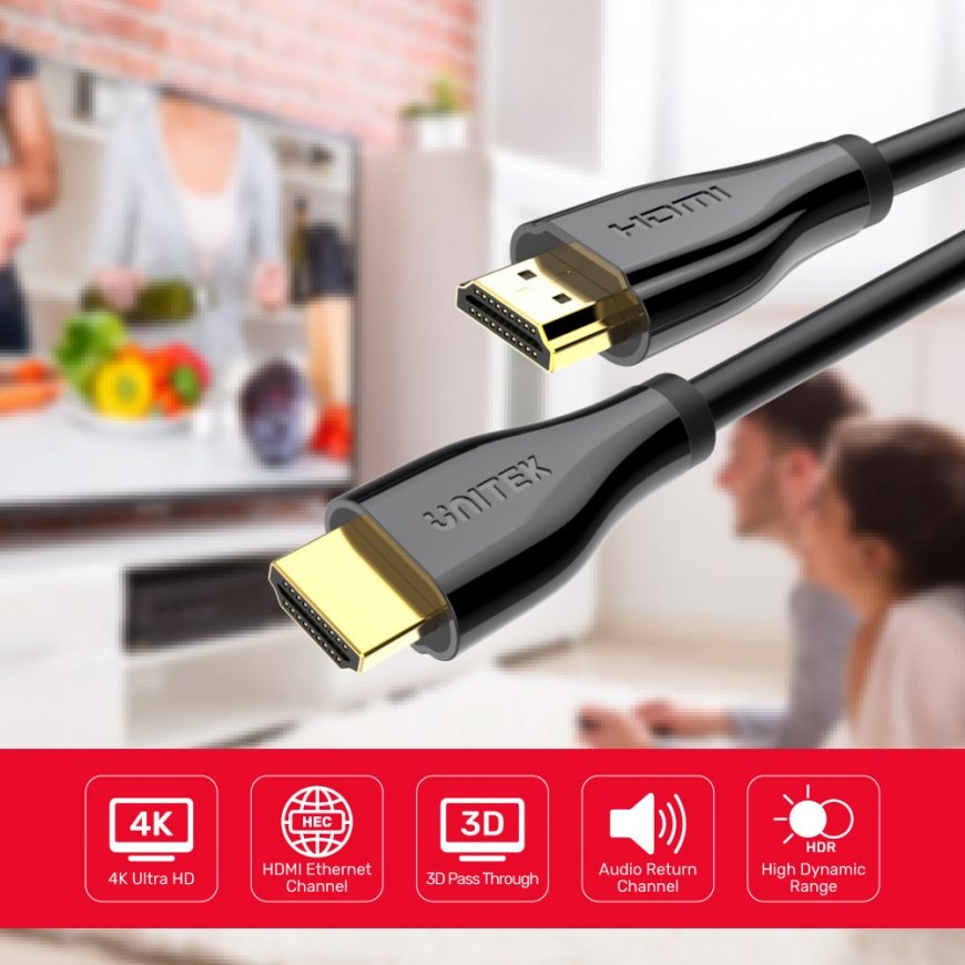 UNITEK C1049GB HDMI-kaabel 3 m HDMI tüüp A (Standard) Must – 5