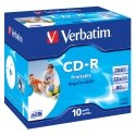 Verbatim CD-R AZO Wide Inkjet Printable 700 MB 52x 10 vnt