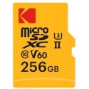 Kodak mSD 256GB UHS-II U3 A1 V60 Ultra Pro EKMSDM256GUHS2V1K