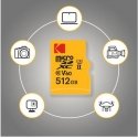 Kodak mSD 256GB UHS-II U3 A1 V60 Ultra Pro EKMSDM256GUHS2V1K