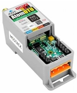 Atom DTU LoRaWANEU868 – LoRaWAN communication module with antenna – STM32WLE5 – designed for M5Atom development modules – M5Stac
