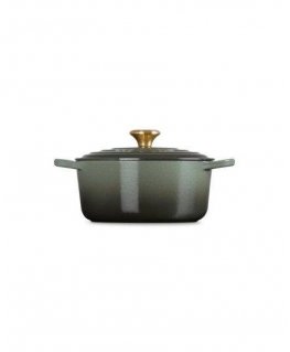 Le Creuset Signature Round Frying Pan with Thyme, 24 cm
