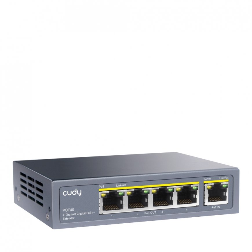 Cudy POE40 PoE adapteris Tīkls Gigabit Ethernet – 3