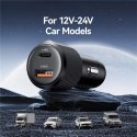 Car Charger USAMS YT Series CC283 60W 1xUSB-A 1xUSB-C black Car Charger USAMS YT Series CC283 60W 1xUSB-A 1xUSB-C black