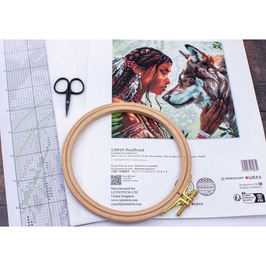 Letistitch Cross Stitch Kit 'Soulbond' 29x29 cm SLETIL9948 – 3