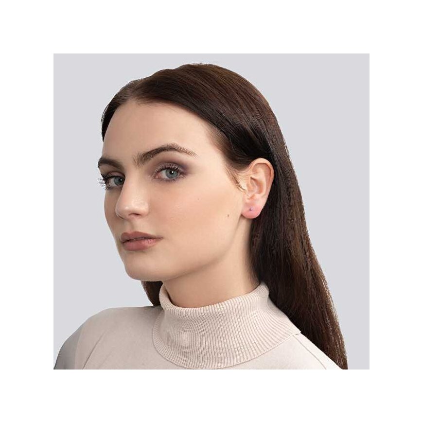 Troli Veriami earrings with violet synthetic opal – 2