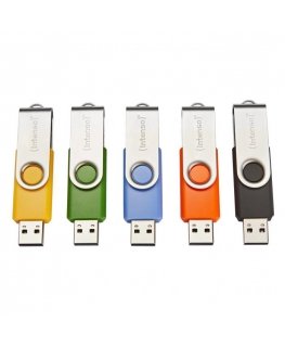 Intenso Basic Line USB флеш накопитель 32 GB USB тип-A 2.0 Черный, Синий, Зеленый, Оранжевый, Желтый