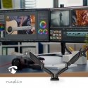 Nedis MMDOSGS110BK monitoriaus laikiklis arba stovas 81,3 cm (32") Stalas Juoda