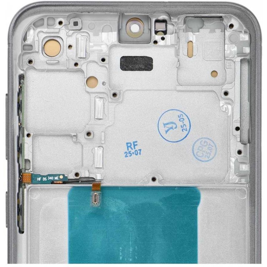 Zila LCD-näyttö, joka on suunniteltu Samsung S23 FE -kovamuoviseen OLED-puhelimeen, jossa on kehys. – 2