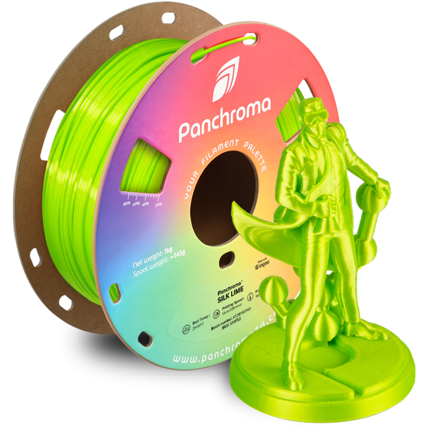 Polymaker Panchroma PLA Silk 1.75mm 1kg - Siidise Laimi