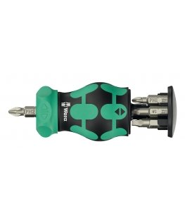 Wera Kraftform Kompakt Stubby magazine RA 4 Mitme teraga kruvikeeraja