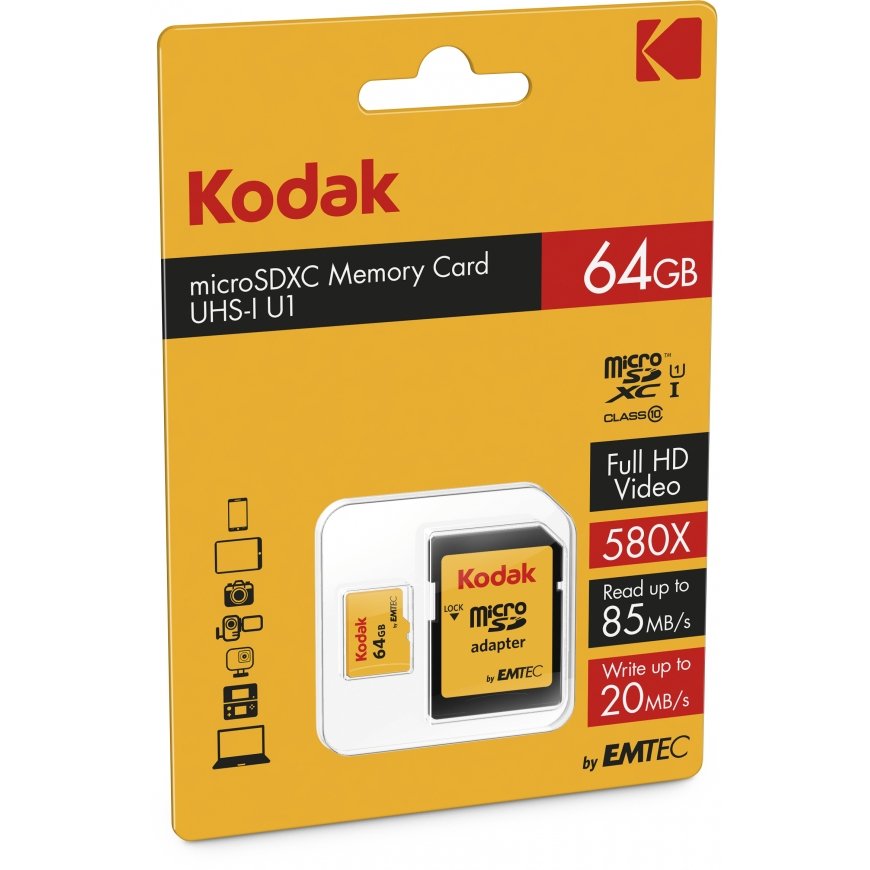 Emtec microSDXC 64GB UHS-I Luokka 10 – 3