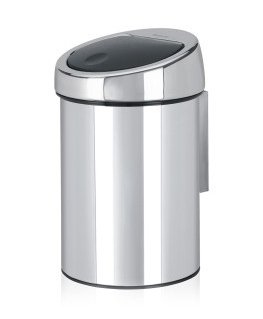Brabantia Touch Bin 3 L Круглый Стальной Нержавеющая сталь
