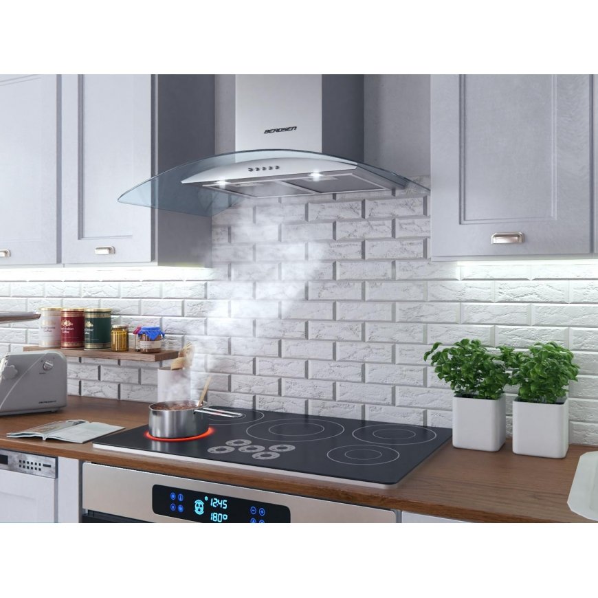 90 cm chimney hood Gartraukis Berdsen BT-223 INOX – 3