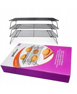 Patisse 3 līmeņu nelipīgā dzesēšanas statīvs 40x25cm - Patisse