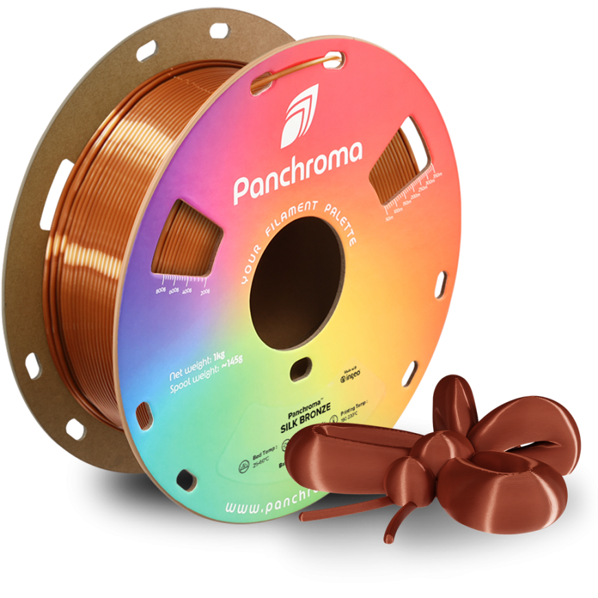 Polymaker Panchroma PLA Silk 1.75mm 1kg - Zīda bronza