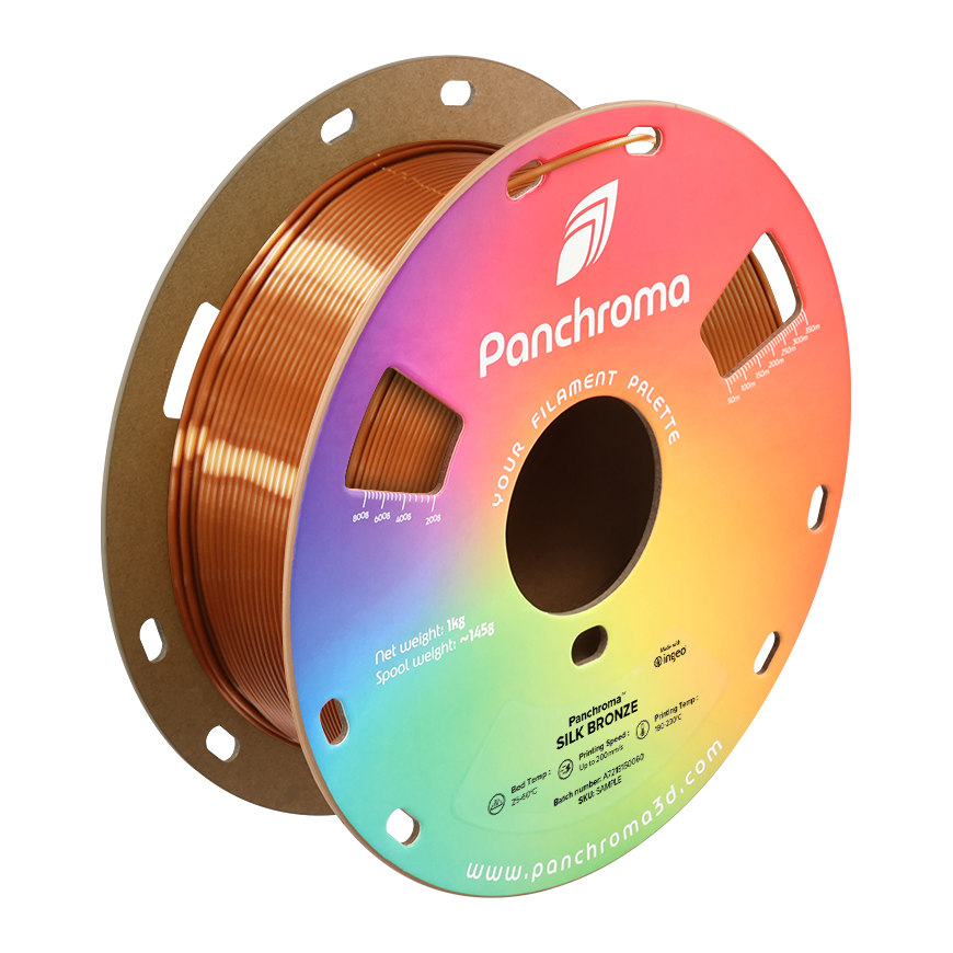 Polymaker Panchroma PLA Silk 1,75 mm 1 kg - Silk Pronssi – 3