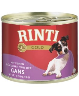RINTI 91002 drėgnas šunų maistas Žąsis Suaugusių 185 g