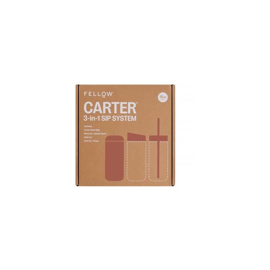 „Fellow“ – „Carter Move“ muki 3 yhdessä – eristetty muki + 3 kantta „Sienna“, 473 ml – 3