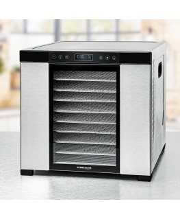 Rommelsbacher DA 1050 сушилка для овощей и фруктов Черный, Нержавеющая сталь 1000 W