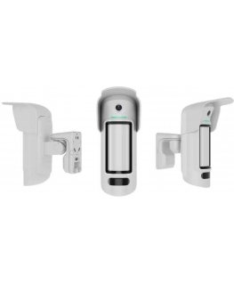 Ajax MotionCam Outdoor HighMount (PhOD) Jeweller Baltas Safe PIR jutiklis, fotoelektrisks, uzstādīšana 2-4m