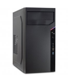 Inter-Tech IT-6505 Retro Micro Tower musta