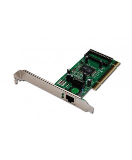 Digitus Gigabit Ethernet PCI card adapter, 32 Bit 1000 Mbit/s
