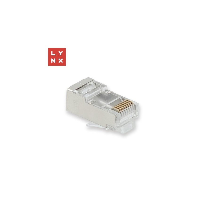 LYNX STP Cat6 savienotājs, 50µ, 100 gab.