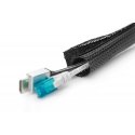 Digitus DA-90507 kabelių tvarkymo priemonė Kabelio mova Juoda