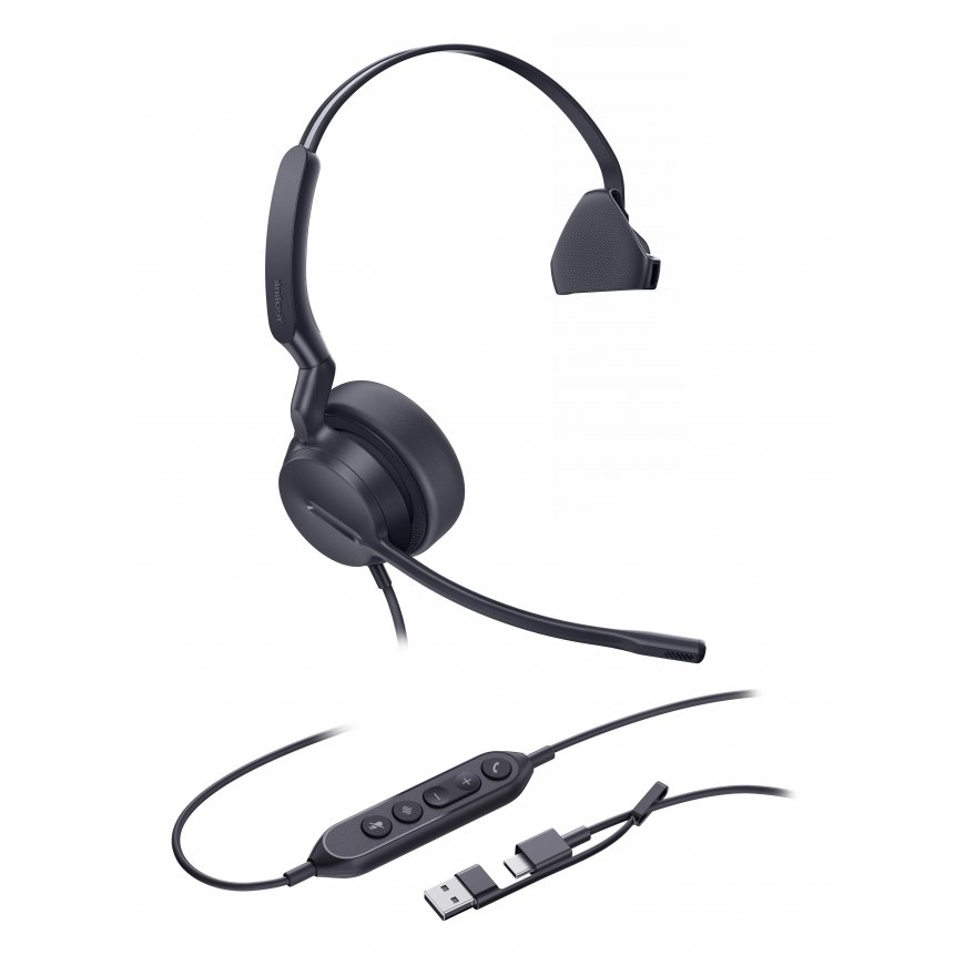 Yealink Mono UC -kuulokkeet USB-C/A-liitännällä – 2