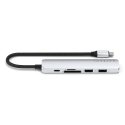 Satechi ST-P6SS interfeisa centrmezgls USB Veids-C 10000 Mbit/s Sudrabs Satechi ST-P6SS interfeisa centrmezgls USB Veids-C 10000 Mbit/s Sudrabs